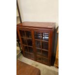 MAHOGANY DISPLAY CABINET (AF)