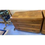 ERCOL 3 DRAWER CHEST