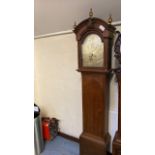 OAK LONG CASE CLOCK- DALZIEL FRASERBURGH (AF)