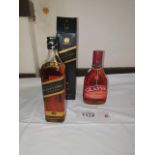 70CL JOHNNIE WALKER BLACK LABEL 40% VOL & 50CL GLAYVA 35% VOL