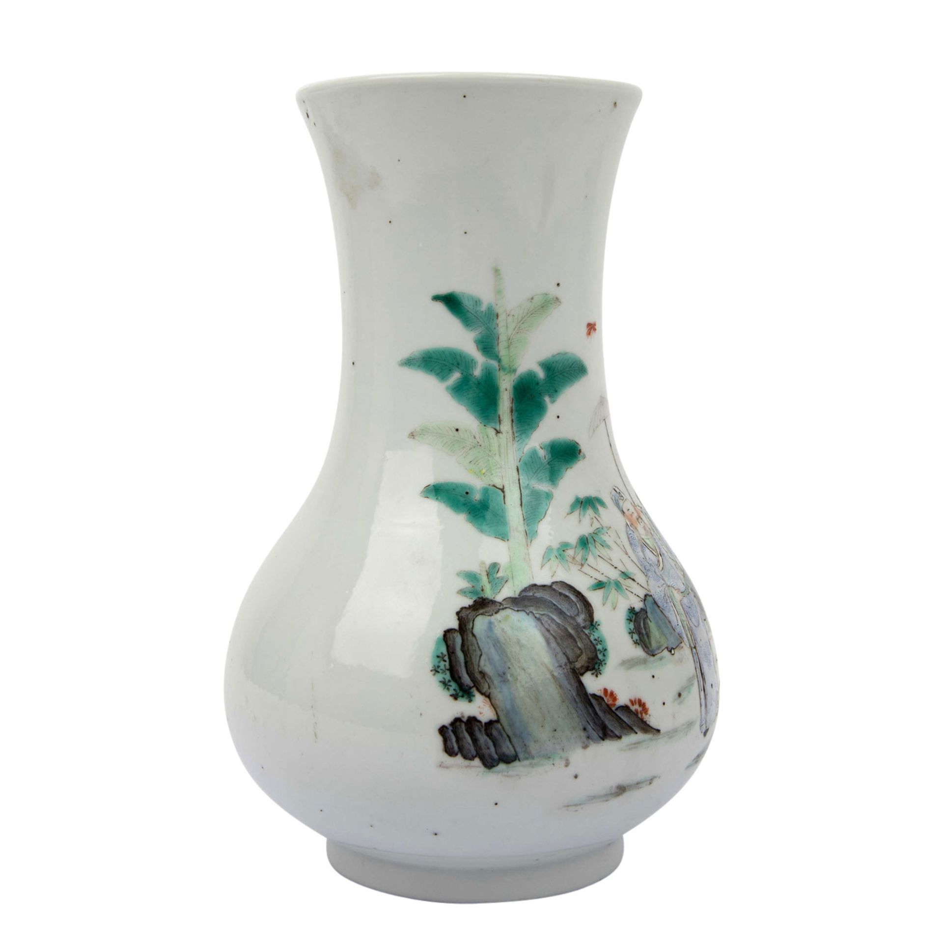 Famille rose-Vase. China, 18./19. Jh. - Image 3 of 8