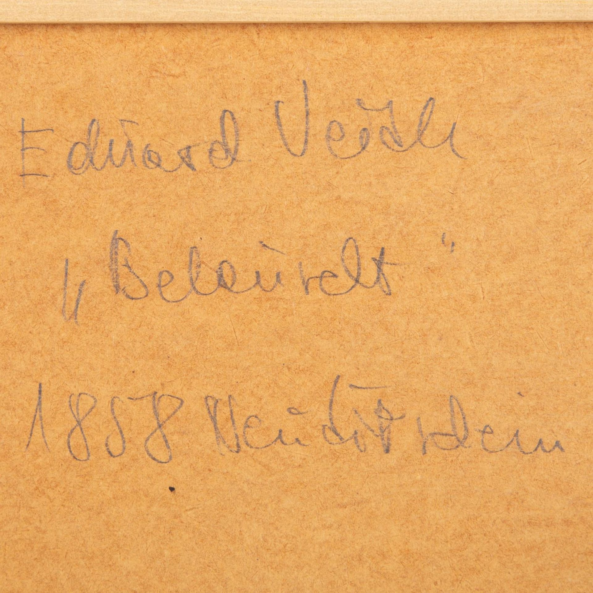 VEITH, EDUARD (1856-1925), "Belauscht", - Image 8 of 8