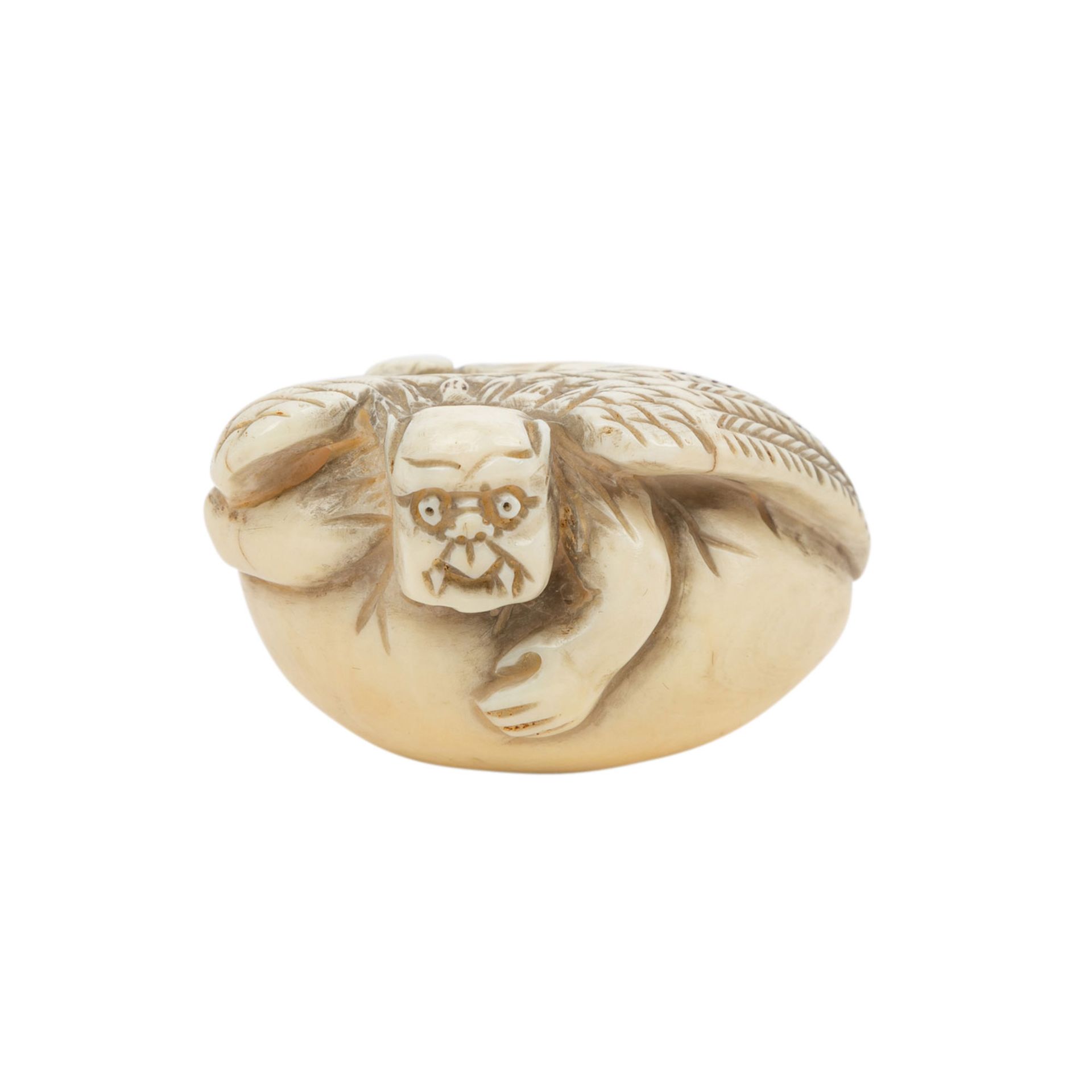 7 Netsuke aus Elfenbein. JAPAN, Meiji-Periode (1868-1912). - Image 8 of 8