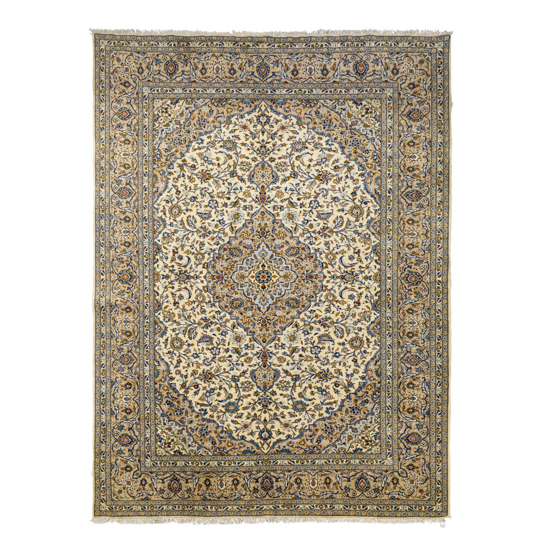 Orientteppich. KESHAN/IRAN, 20. Jh., 400x300 cm.