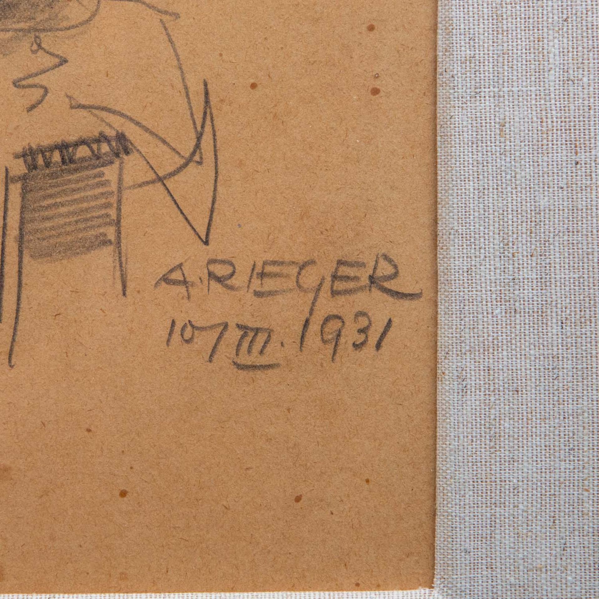 RIEGER, AUGUST (1886-1942), 4 Aktstudien, - Image 8 of 14