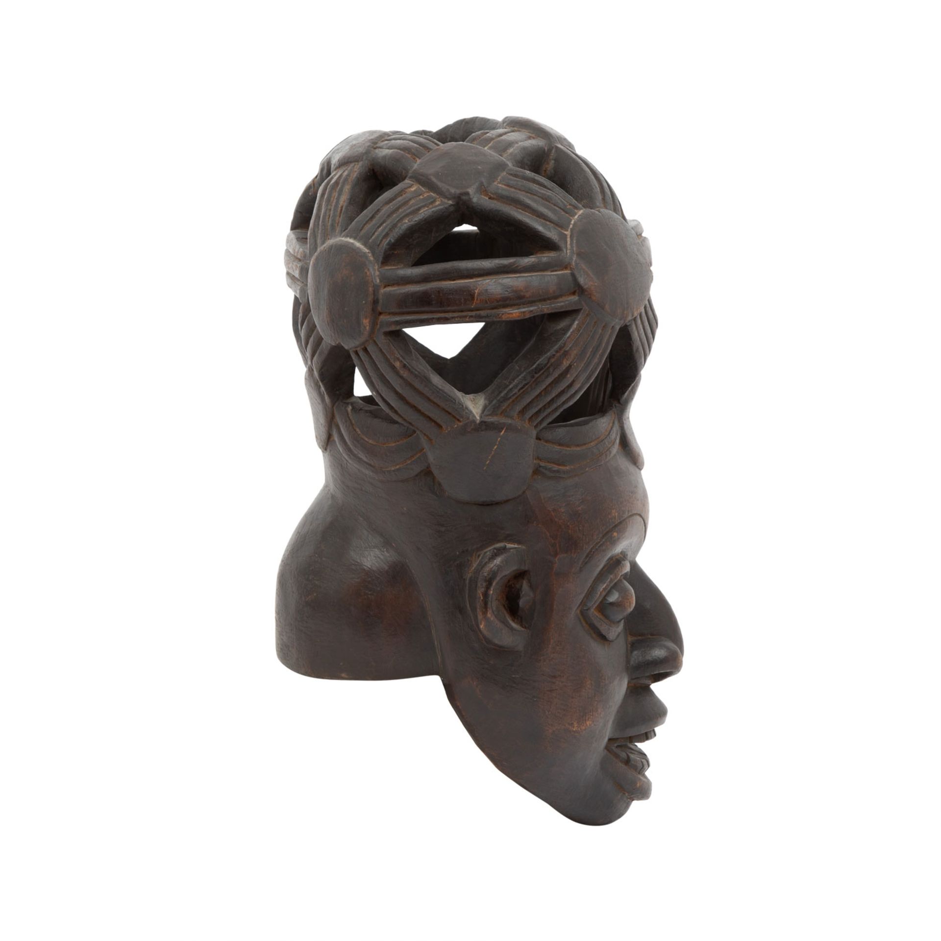 Maske Engu von Felingang (Kwifon) OKU-KAMERUN/ZENTRALAFRIKA, - Bild 5 aus 6