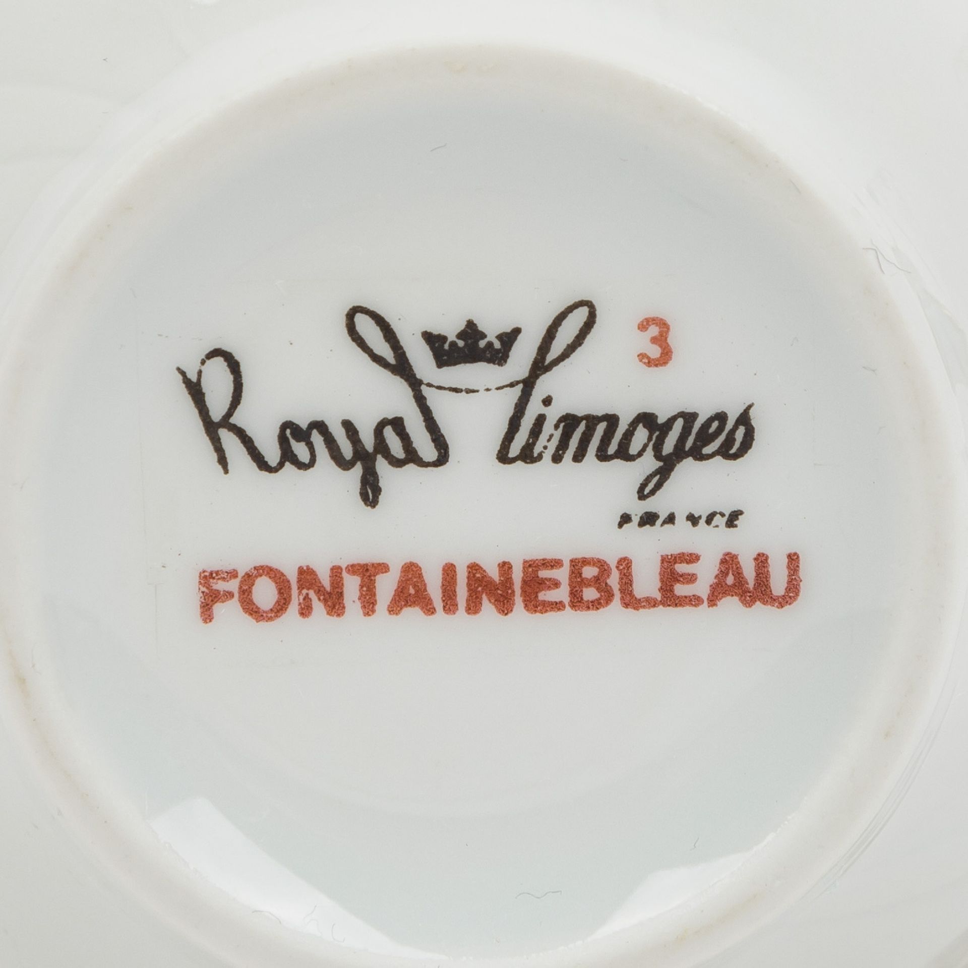 ROYAL LIMOGES Kaffeeservice f. 6 Personen 'Fontainebleau', 20. Jh. - Bild 6 aus 6