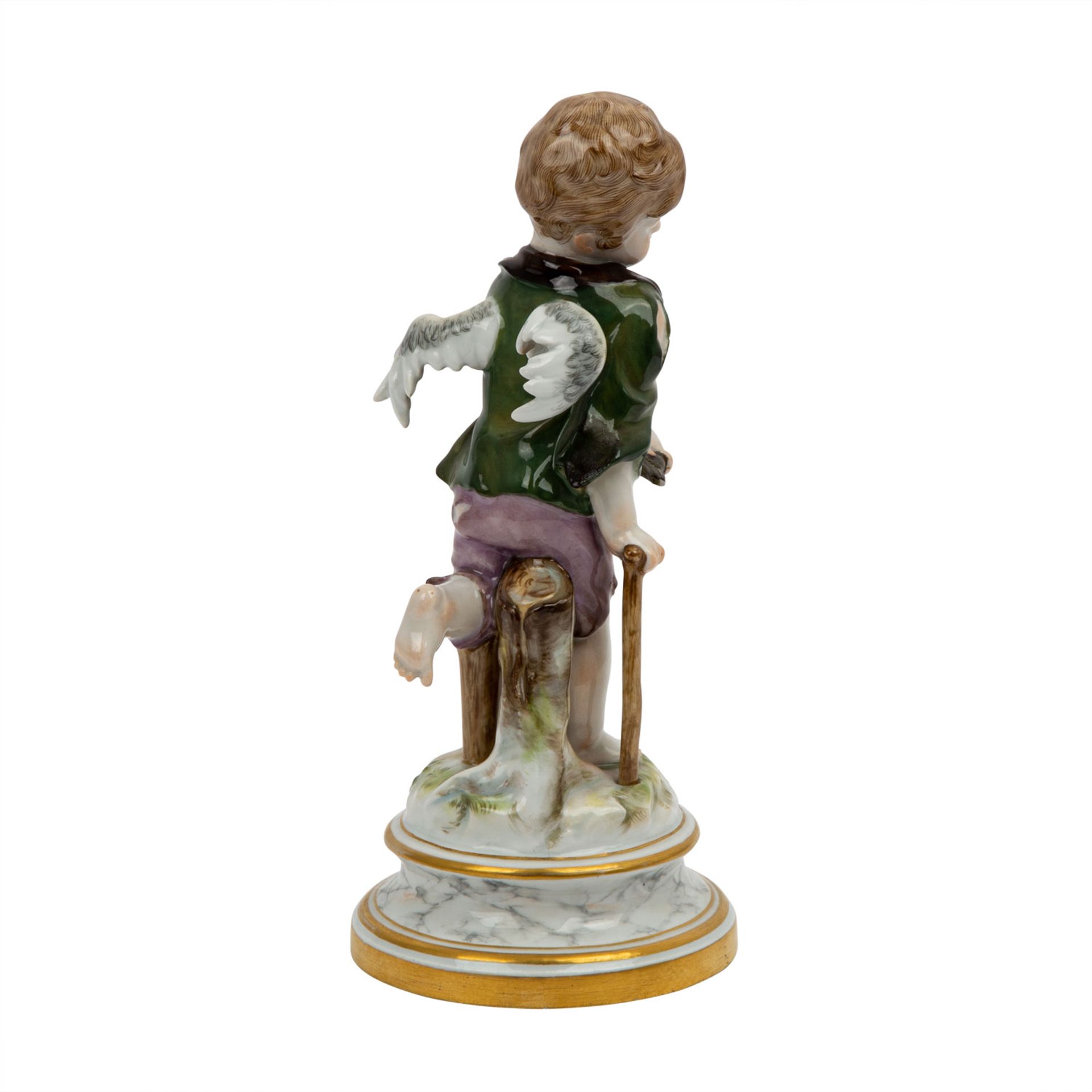 MEISSEN "Amor als Bettler" nach 1860. - Image 2 of 5