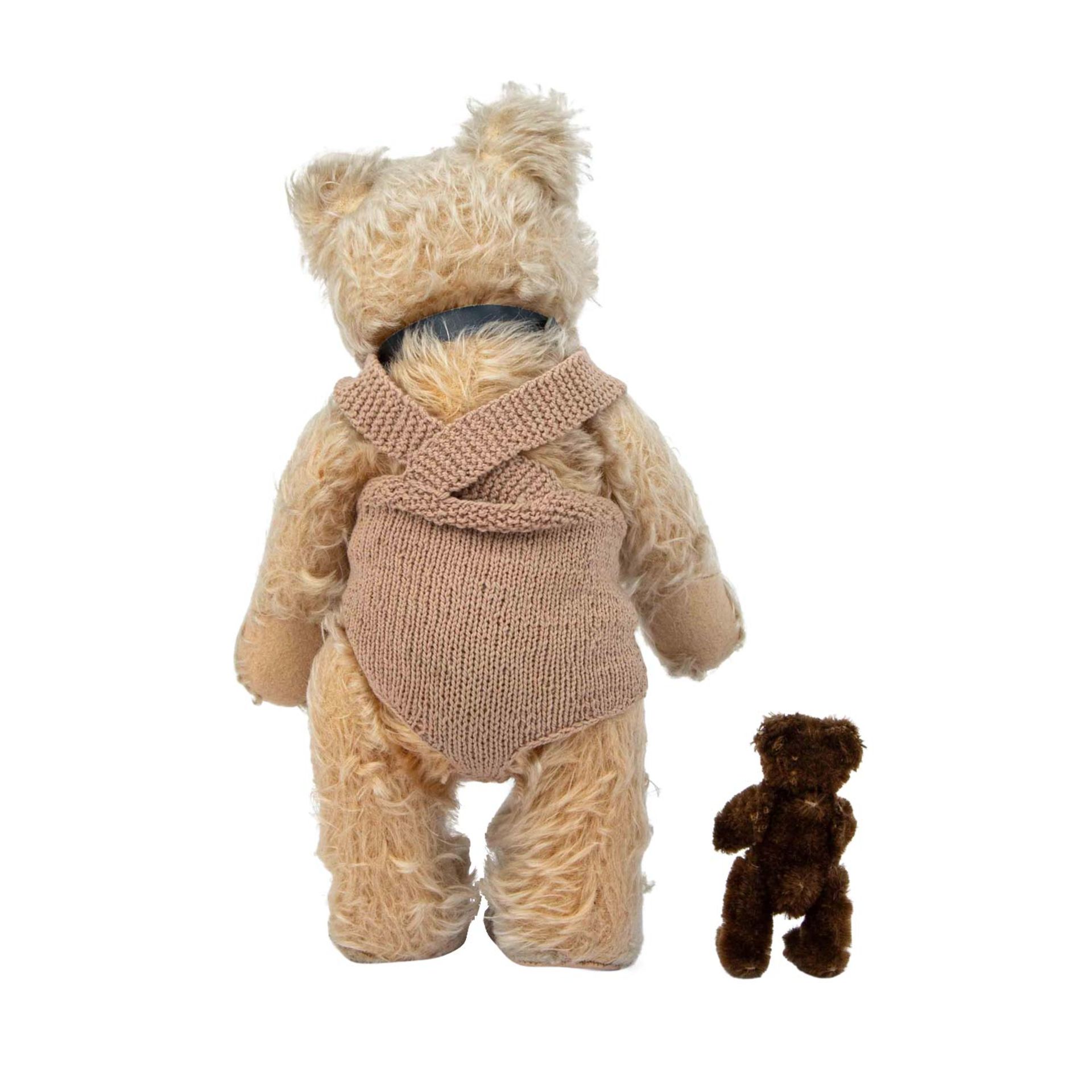 STEIFF Teddy-Baby und Miniatur -Teddy, um 1950. - Bild 4 aus 7