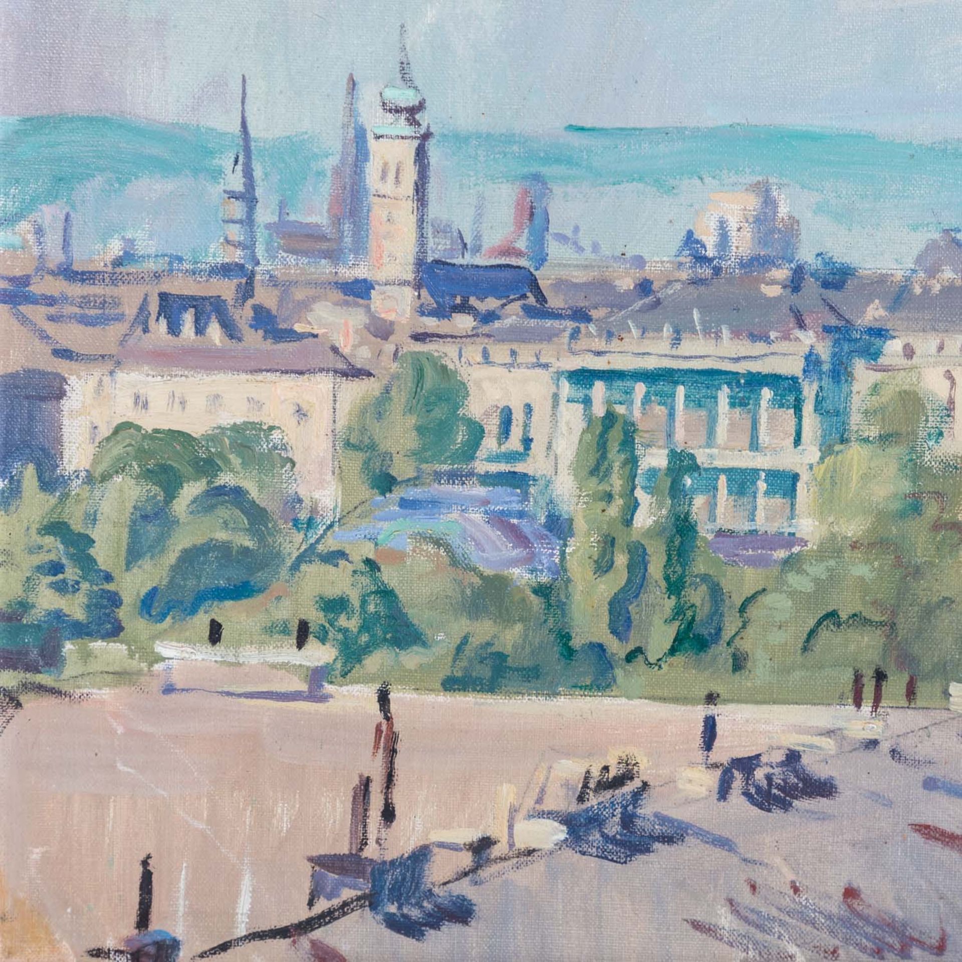 TRUBEL, OTTO (1885-1966), "Blick auf Wien", - Image 5 of 8