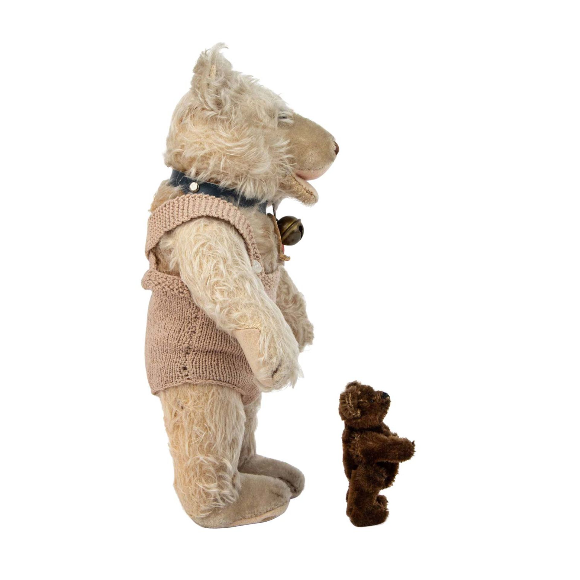 STEIFF Teddy-Baby und Miniatur -Teddy, um 1950. - Image 5 of 7
