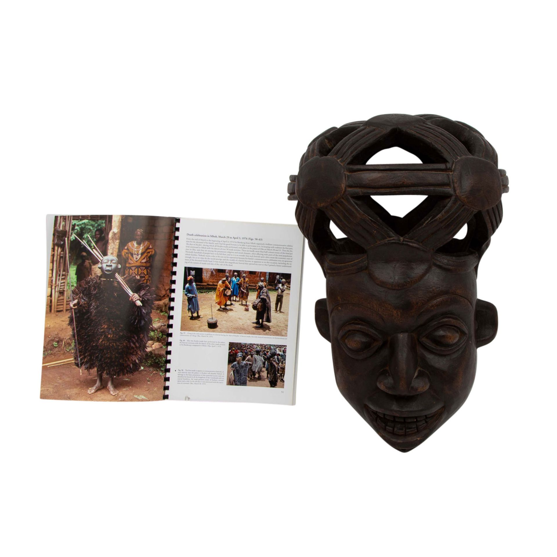 Maske Engu von Felingang (Kwifon) OKU-KAMERUN/ZENTRALAFRIKA, - Bild 6 aus 6