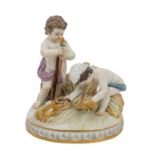 MEISSEN Allegorie 'Der Ackerbau', 2. Wahl, 1860-1924.