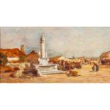 SCHREDER, KARL (1863-1924), "Viehmarkt am Brunnen",