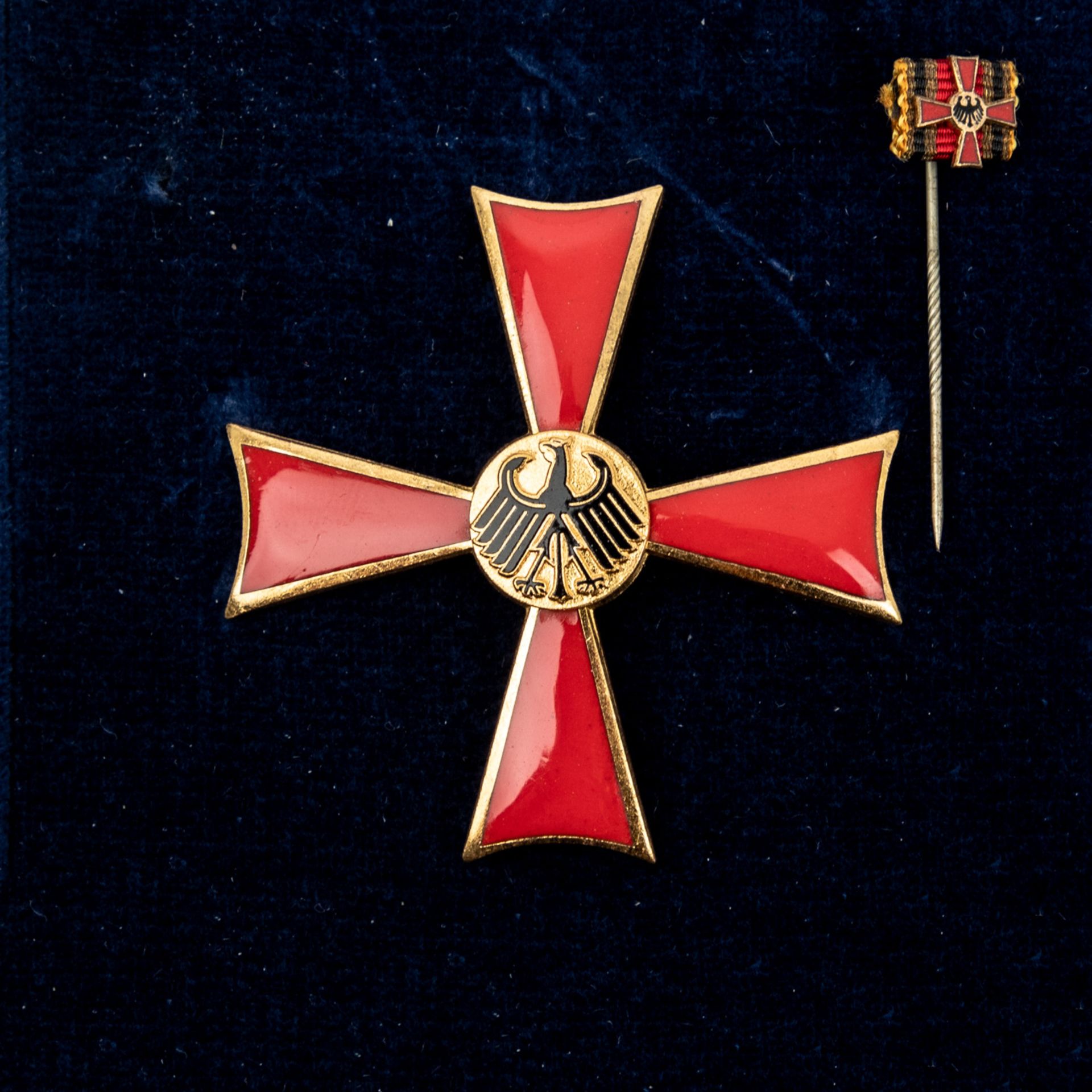 Bundesverdienstkreuz 1. Klasse, Steckkreuz, - Bild 2 aus 6