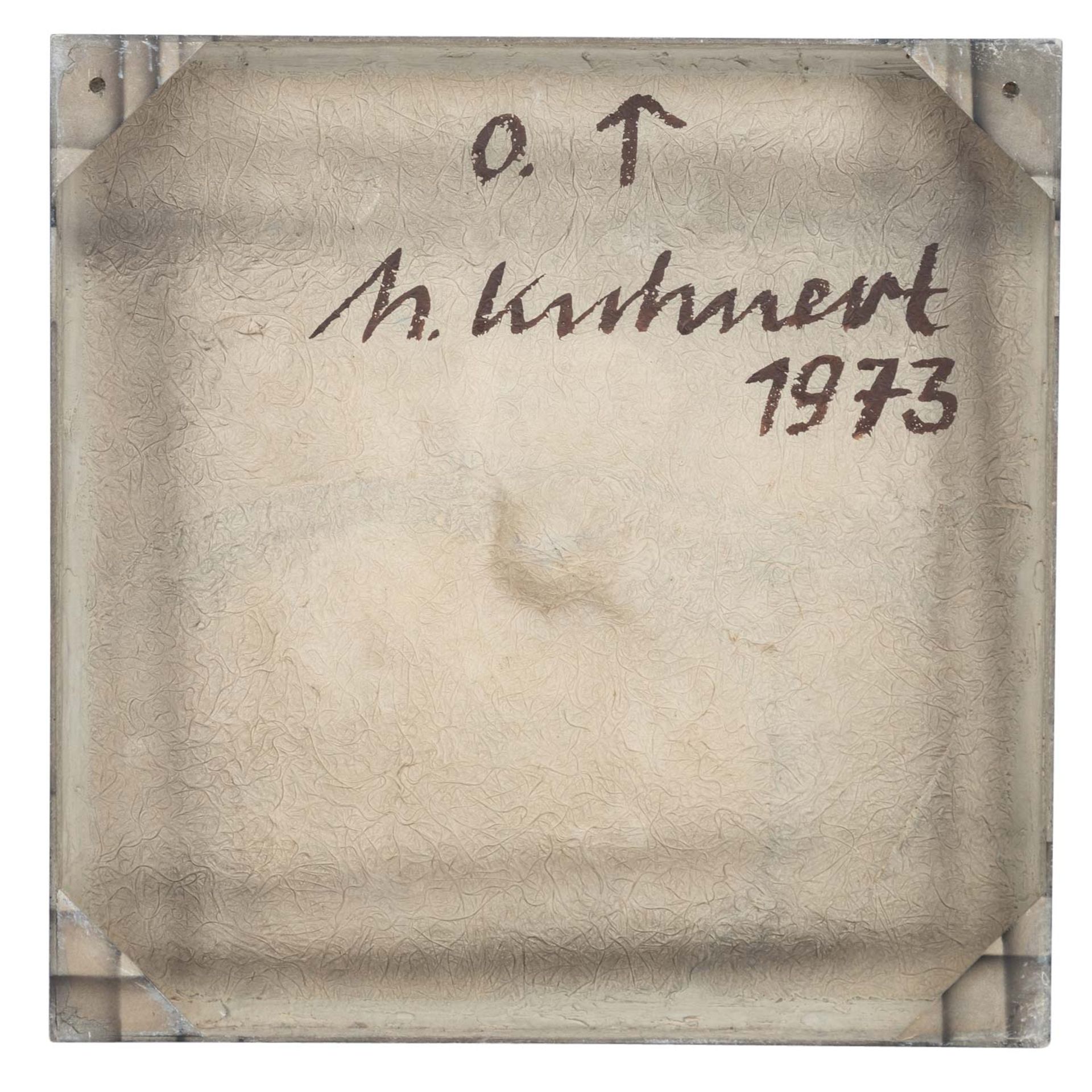 KUHNERT, HORST (1939) "Ohne Titel" 1973 - Bild 2 aus 3