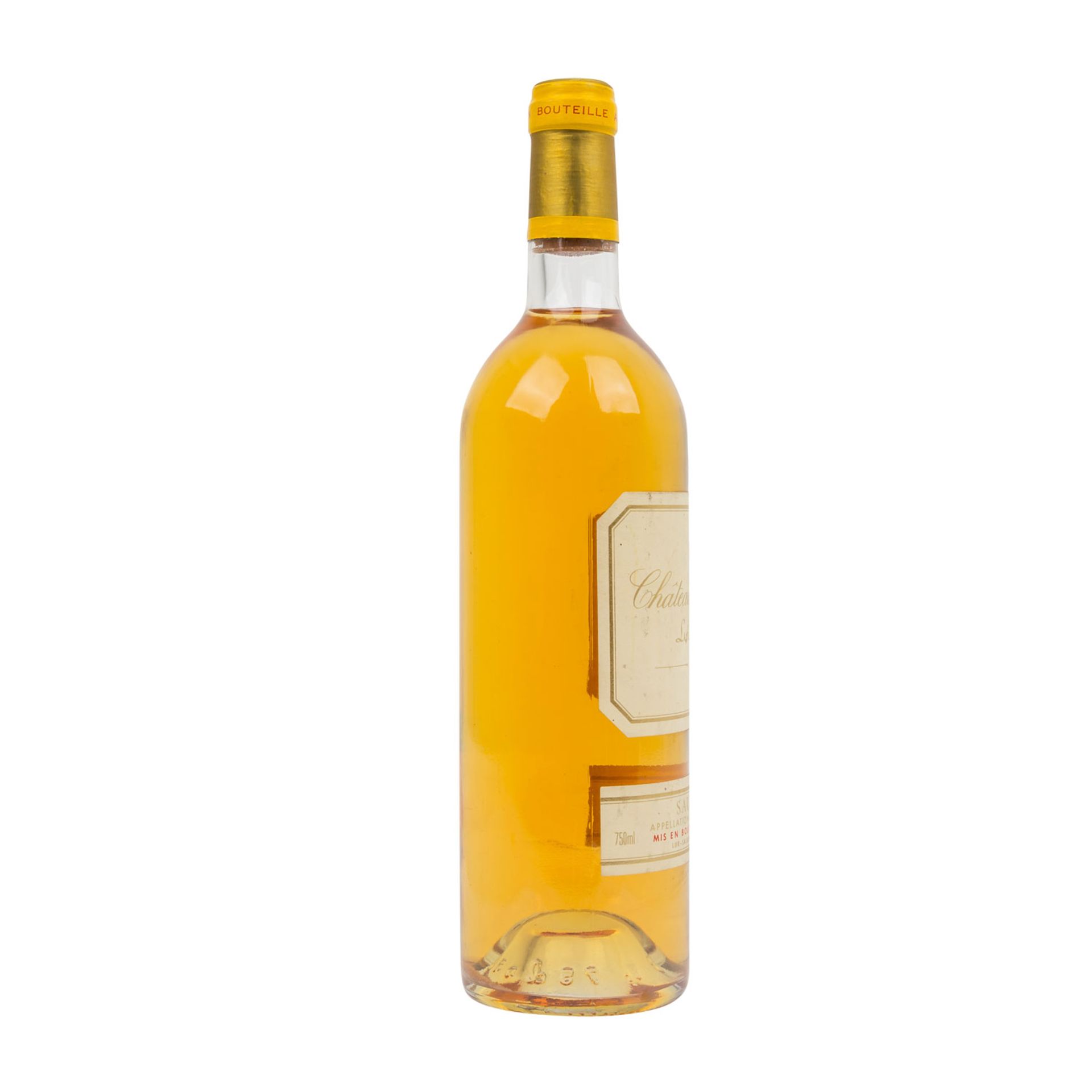 CHÂTEAU D'YQUEM 1 Flasche LUR-SALUCES, 1985 - Bild 4 aus 5