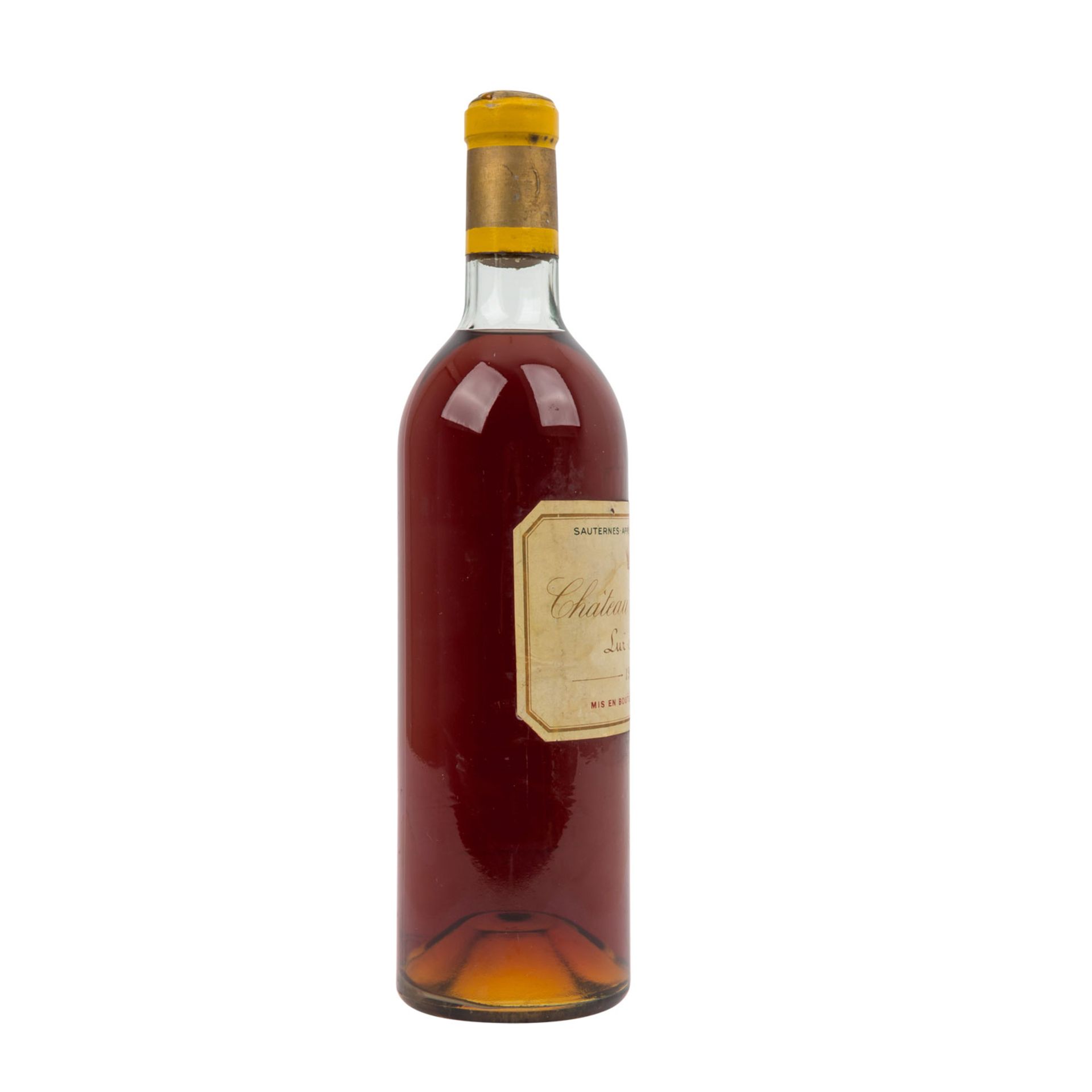 CHÂTEAU D'YQUEM 1 Flasche LUR-SALUCES, 1958 - Bild 4 aus 5