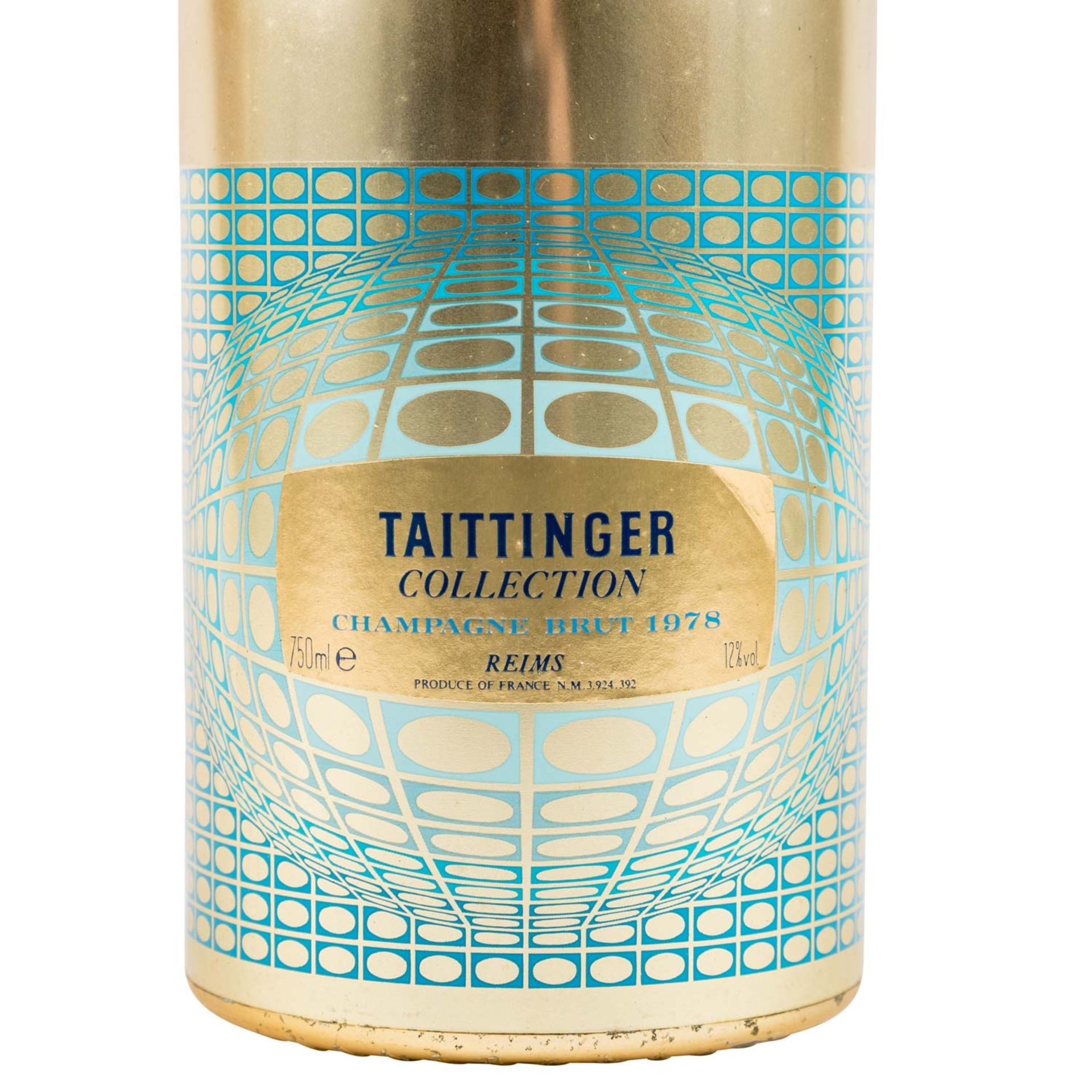 TAITTINGER Champagner 'Collection' 1 Flasche 'Vasarely' 1978 - Bild 3 aus 6