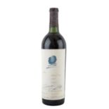 OPUS ONE 1 Flasche BARON PHILLIPPE DE ROTHSCHILD & ROBERT MONDAVI 1986