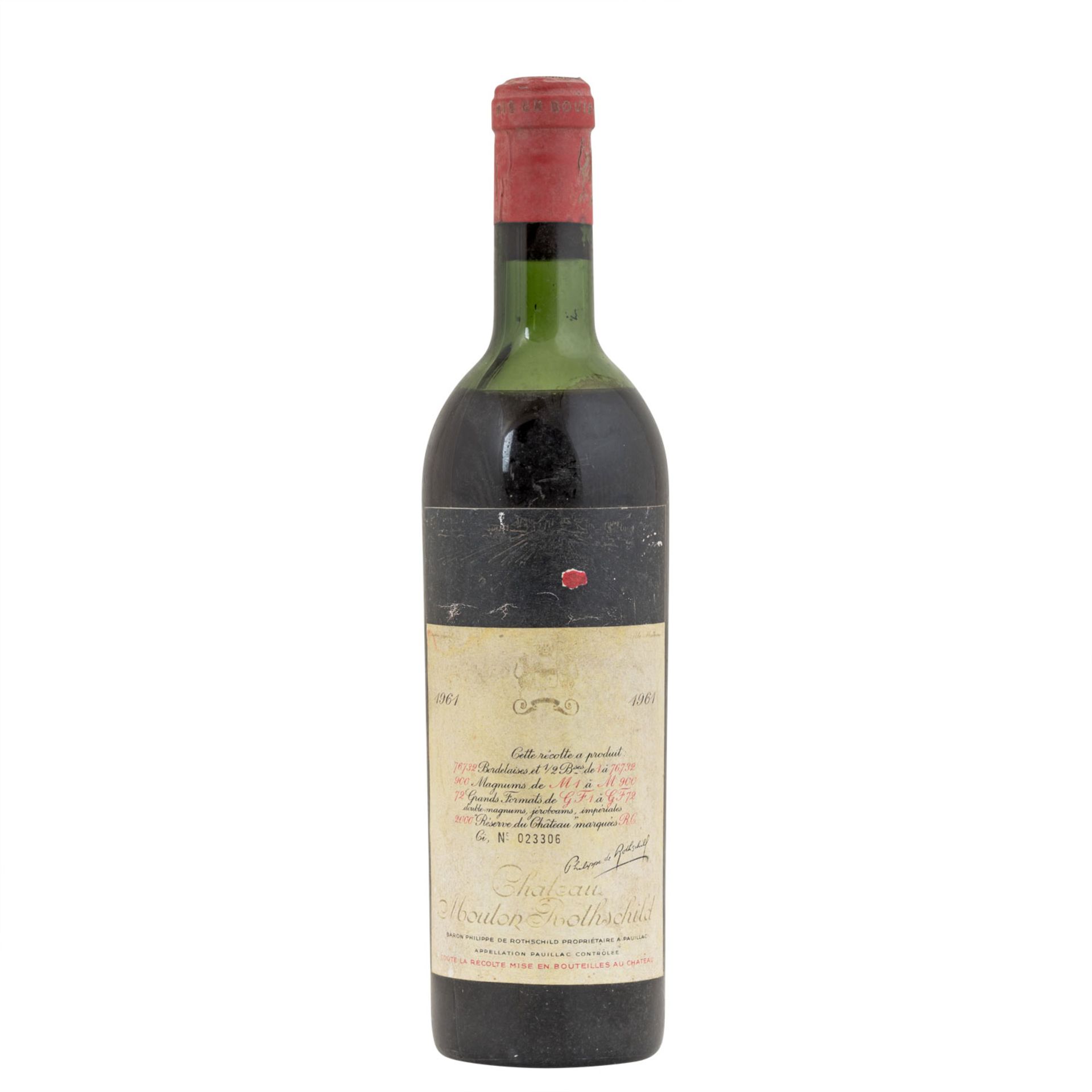 CHÂTEAU MOUTON 1 Flasche ROTHSCHILD 1961