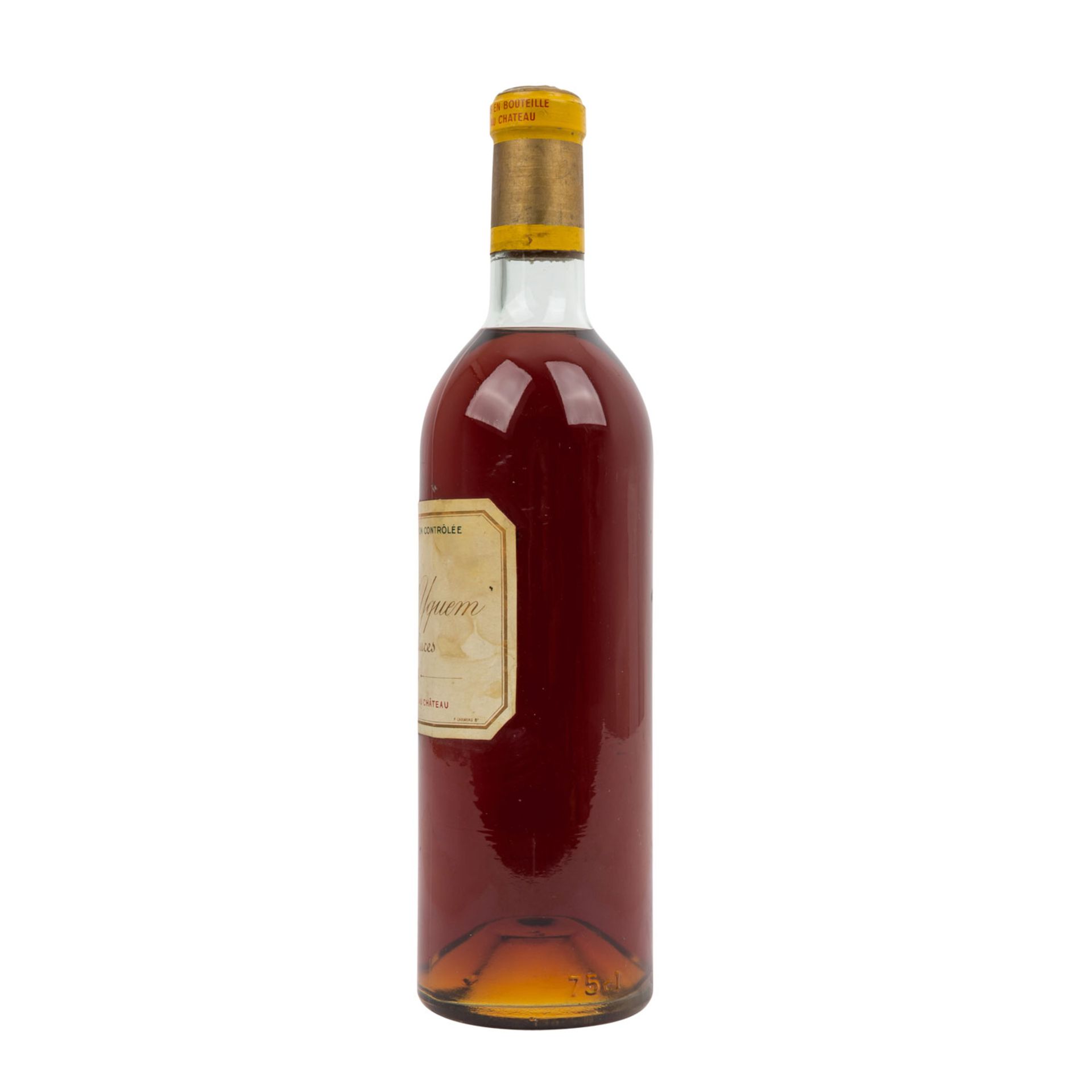 CHÂTEAU D'YQUEM 1 Flasche LUR-SALUCES, 1958 - Bild 2 aus 5