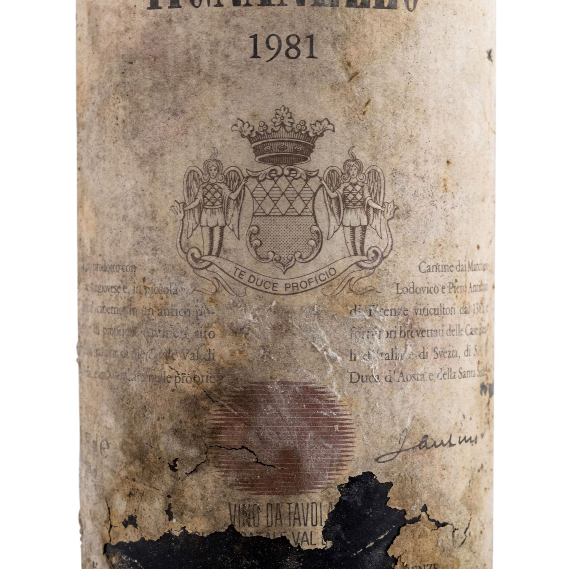 MARCHESI ANTINORI 1 Flasche TIGNANELLO 1981 - Bild 3 aus 5