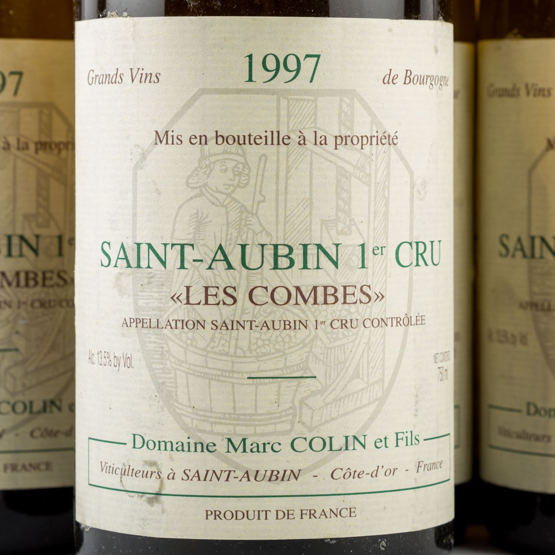 DOMAINE MARC COLIN ET FILS 8 Flaschen SAINT-AUBIN 'Les Combes' 1997 - Bild 2 aus 5