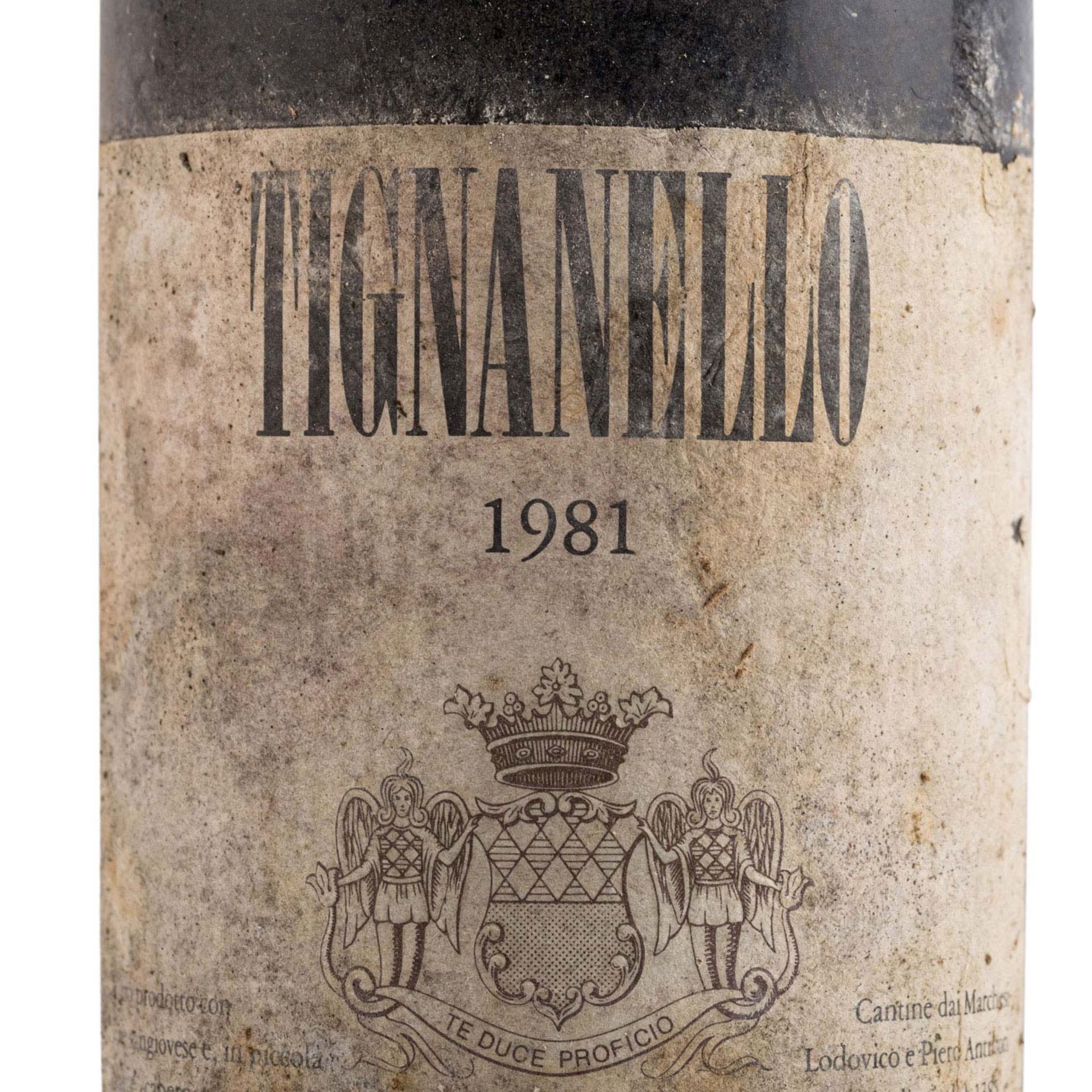 MARCHESI ANTINORI 1 Flasche TIGNANELLO 1981 - Bild 2 aus 5