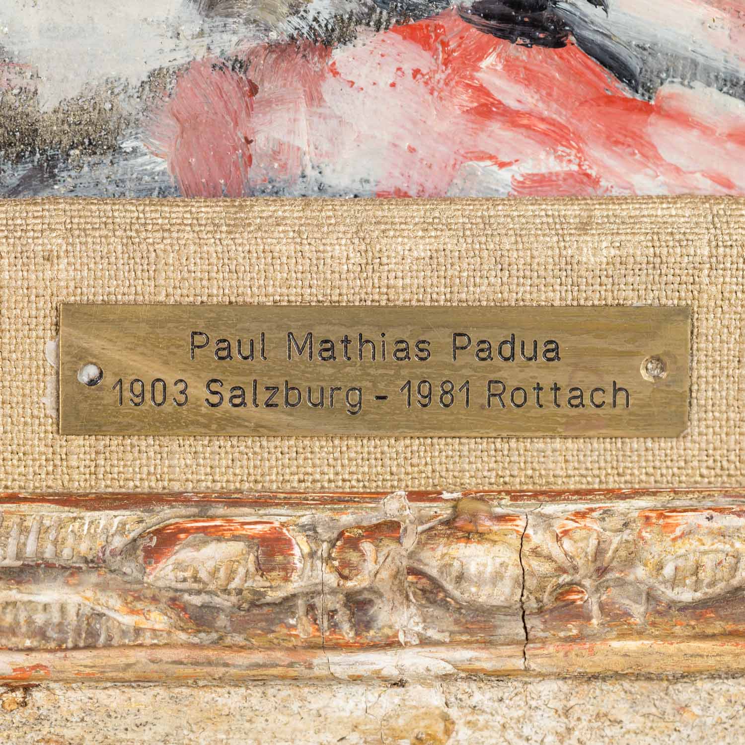 PADUA, PAUL MATHIAS (Salzburg 1903-1981 Rottach-Egern), "Portrait von Paduas zweiter Frau..." - Image 10 of 16