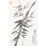 Sumi-Malerei "Bambus", CHINA, 1. Hälfte 20. Jh.,