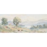 WAY, CHARLES JONES (1834/35-1919), "Weite Landschaft mit Gebirgssee",