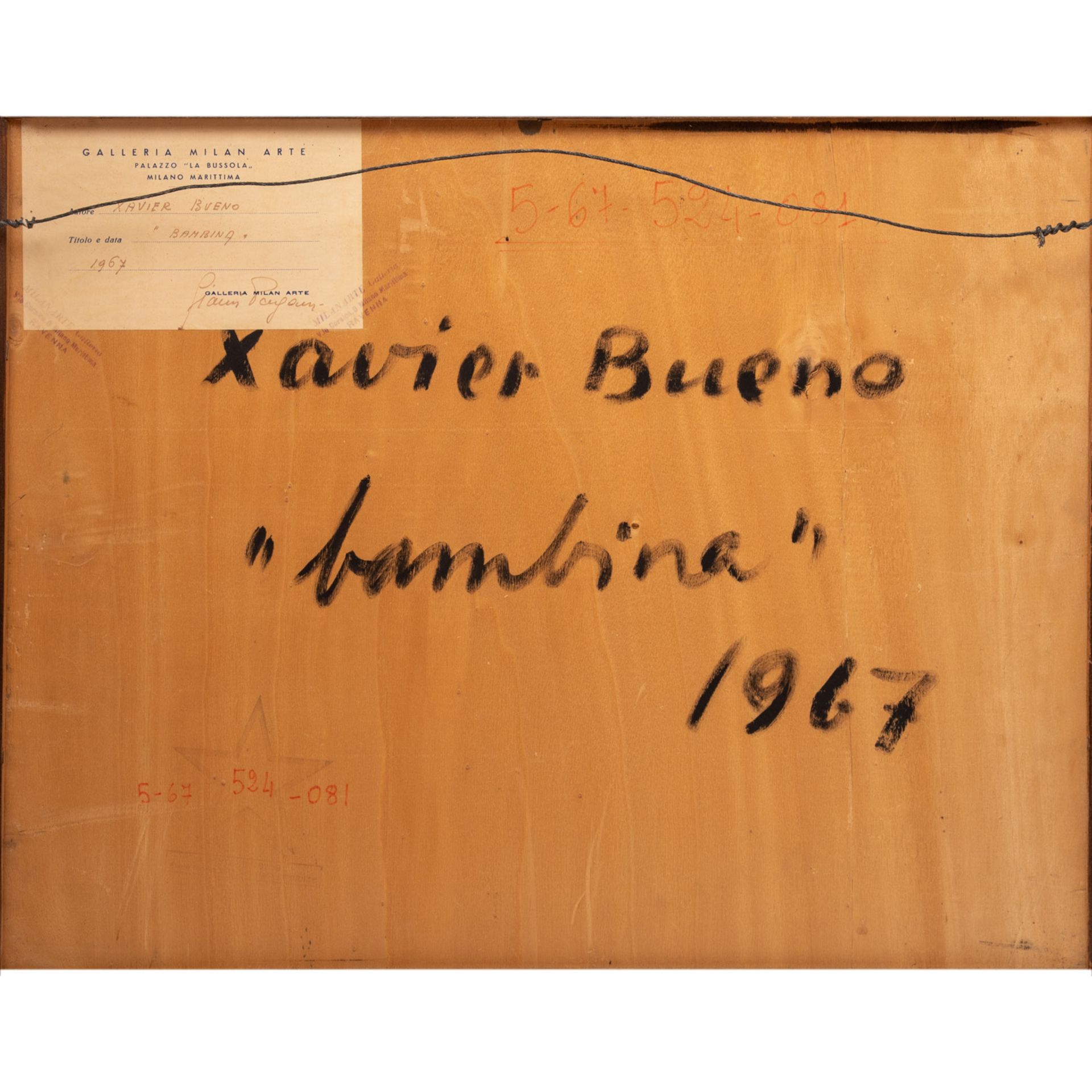 BUENO, XAVIER (1915-1979) "Bambina" 1967 - Bild 4 aus 5