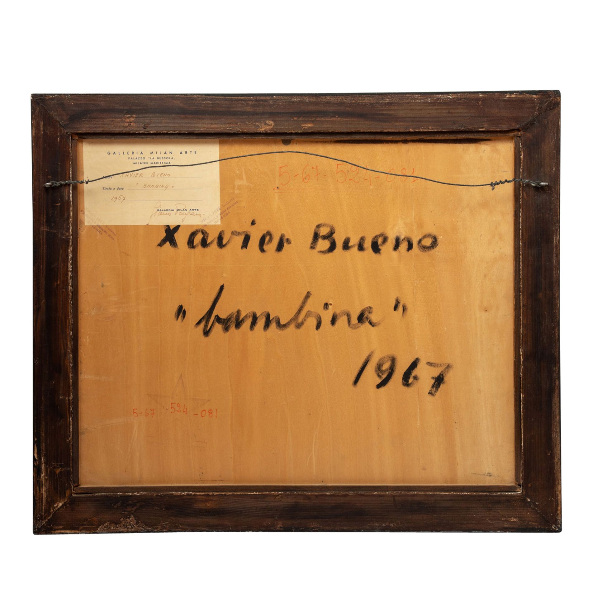 BUENO, XAVIER (1915-1979) "Bambina" 1967 - Bild 5 aus 5