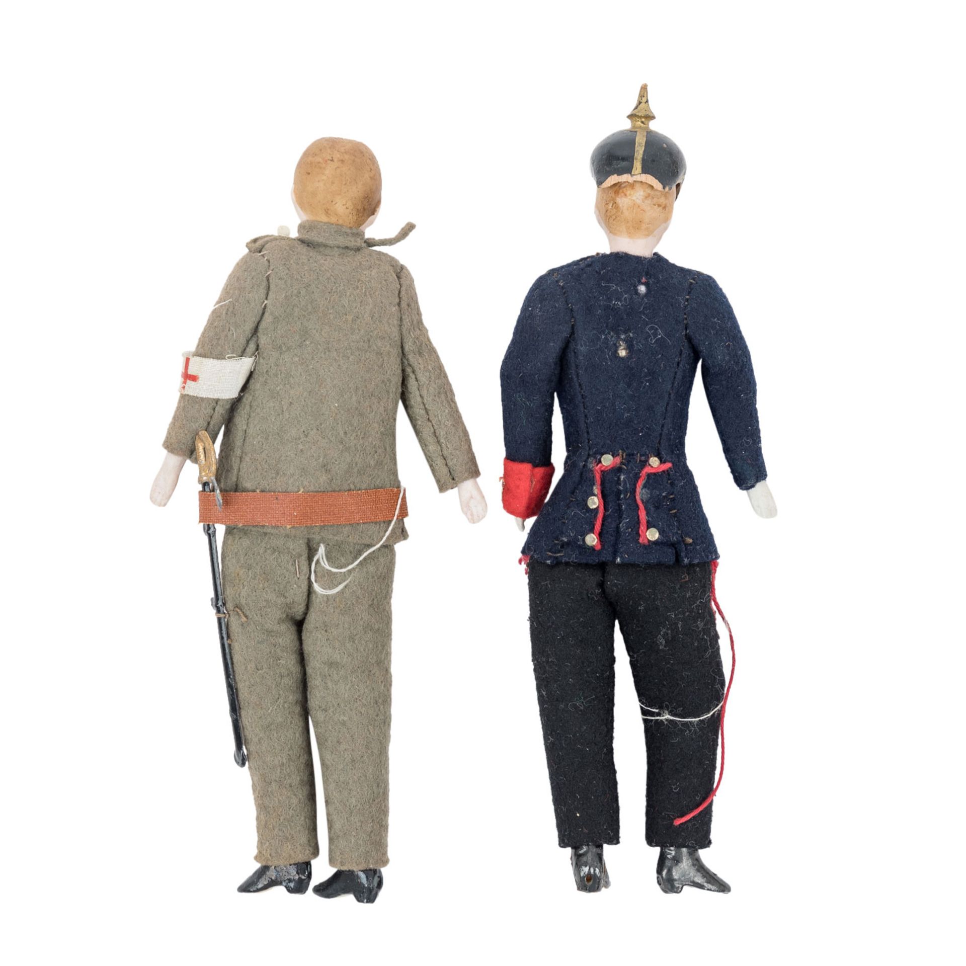 DEUTSCHES KAISERREICH 5 Puppenstubenpuppen aus der Zeit 1870-1918, - Bild 6 aus 6