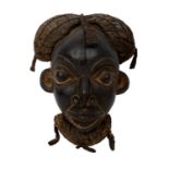 Bamileke-Maske. KAMERUN/Grassland, 1. Hälfte 20. Jh.,