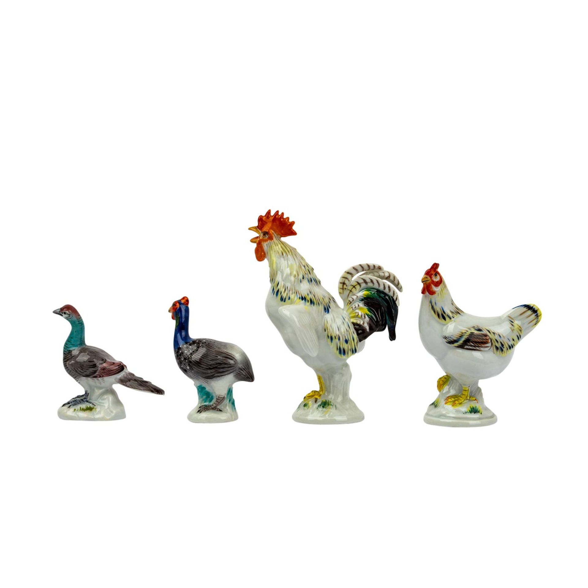 MEISSEN 4-tlg Konvolut Miniatur Vogelfiguren, 20. Jh. - Image 3 of 7