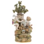 MEISSEN 'Amor beim Schleifen seiner Liebespfeile', 2. Wahl, 1860-1924.