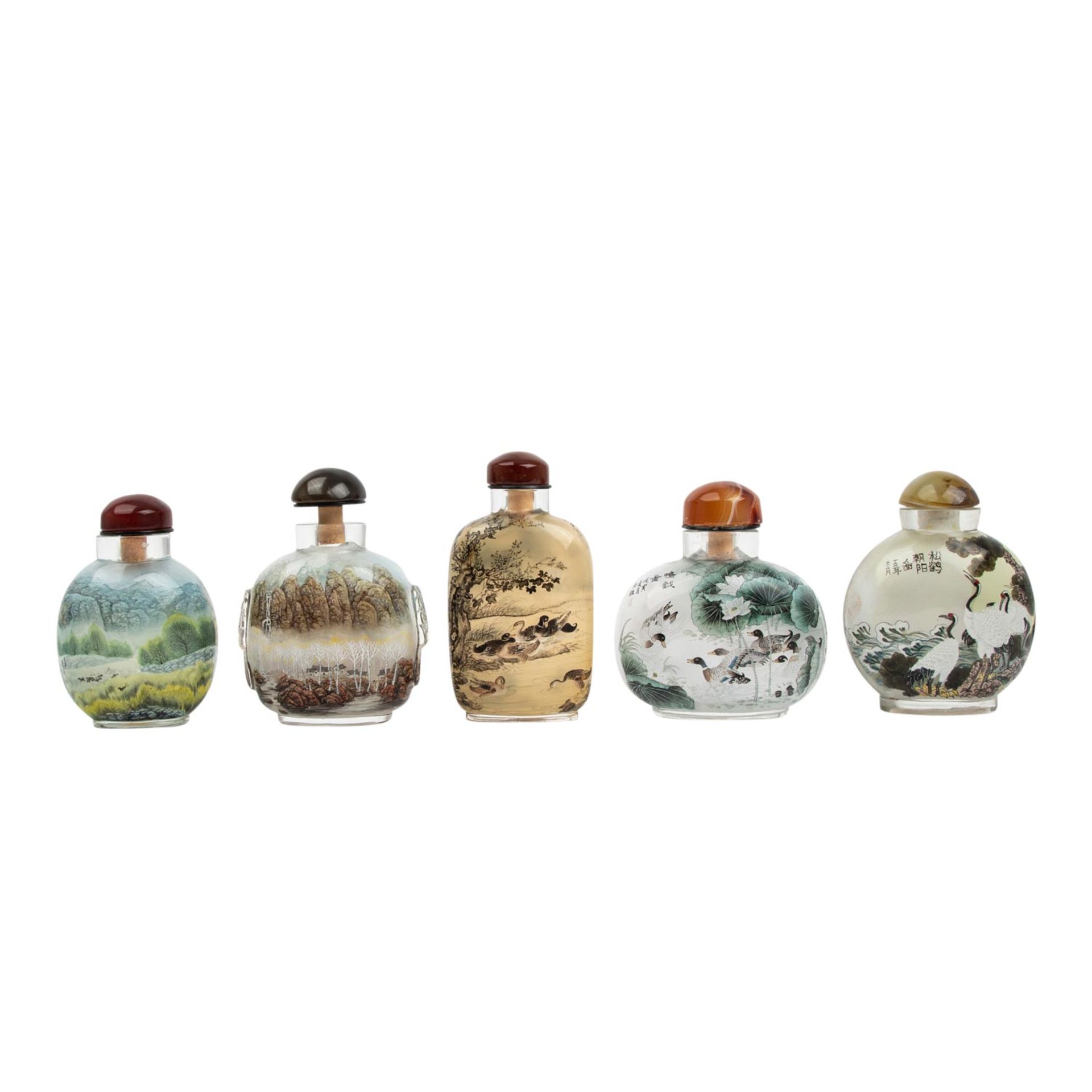 5 Snuffbottles. CHINA, 20. Jh., - Image 8 of 15