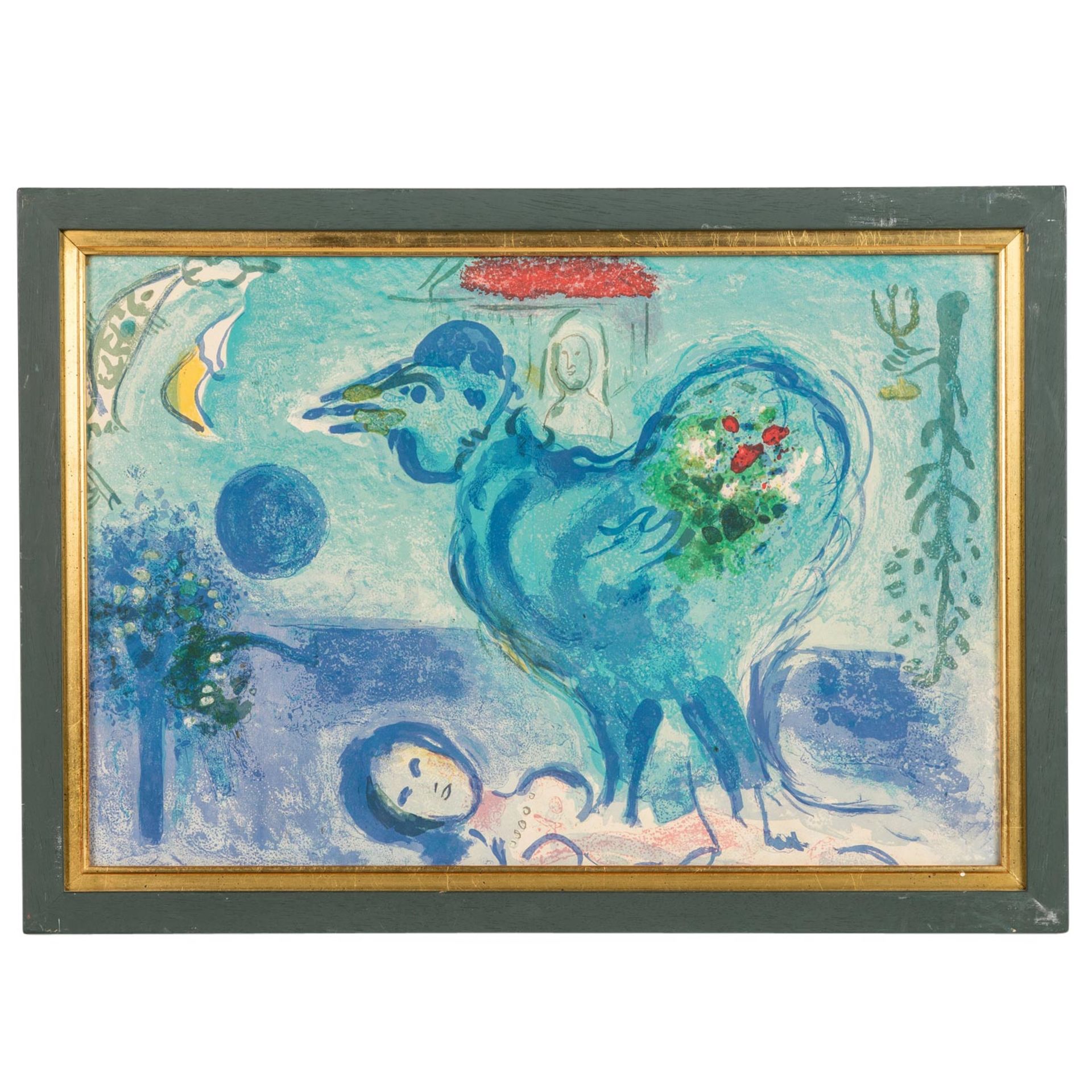 CHAGALL, MARC (NACH), 1887-1985 "Paysage au Coq" - Bild 2 aus 3