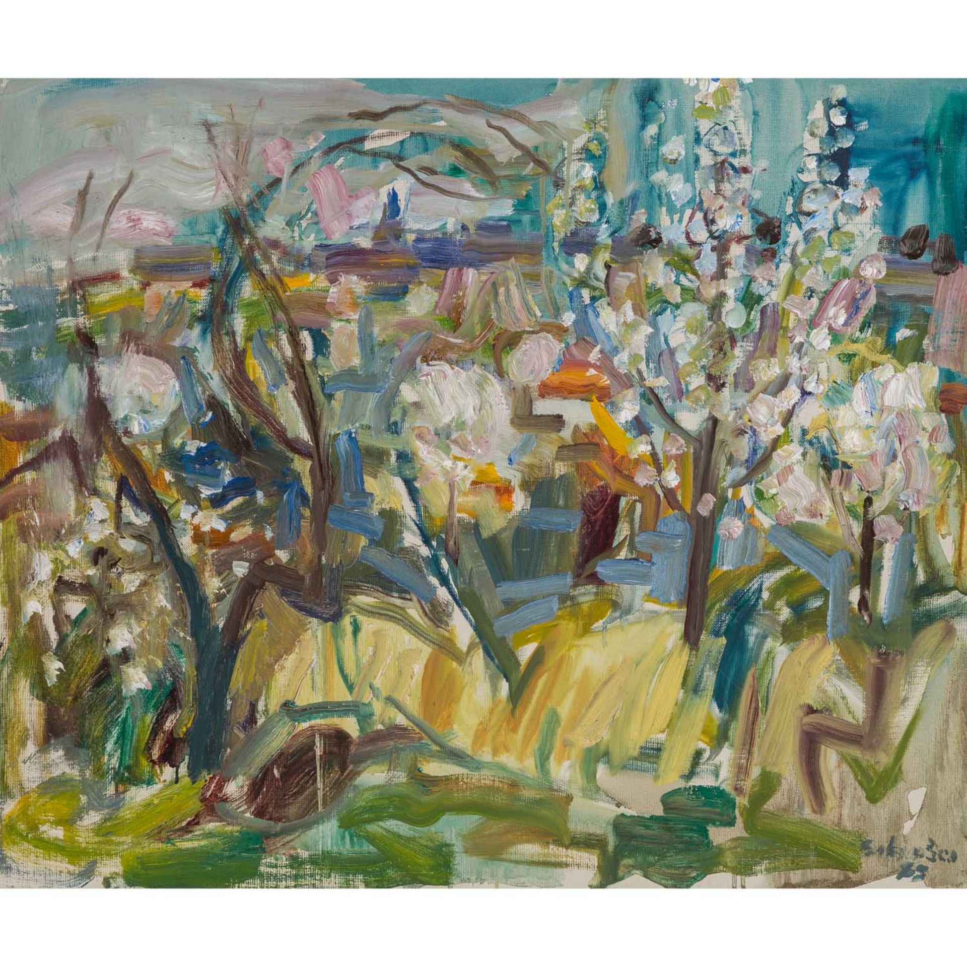 SCHOBER, PETER JAKOB (1897-1983), "Frühling",