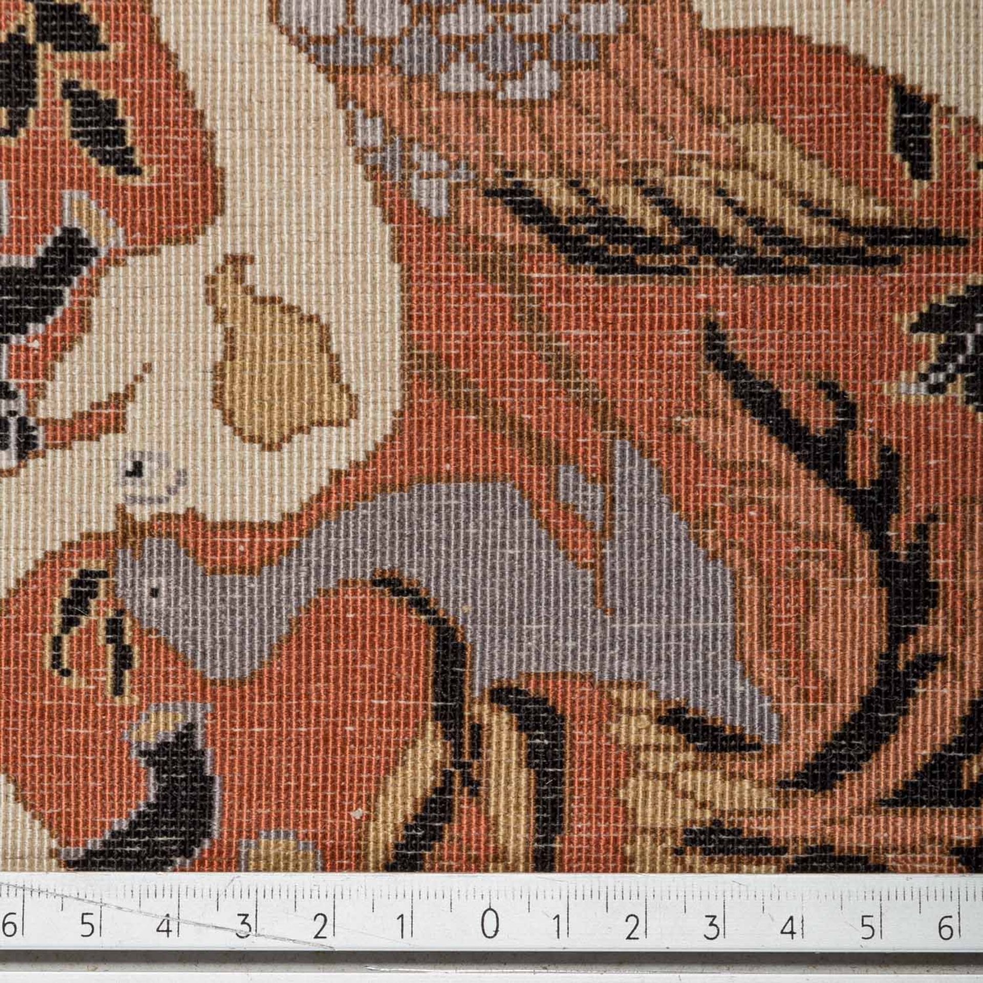 Orientteppich aus Seide. OST-TURKESTAN, 20. Jh., 152x91 cm. - Bild 4 aus 4