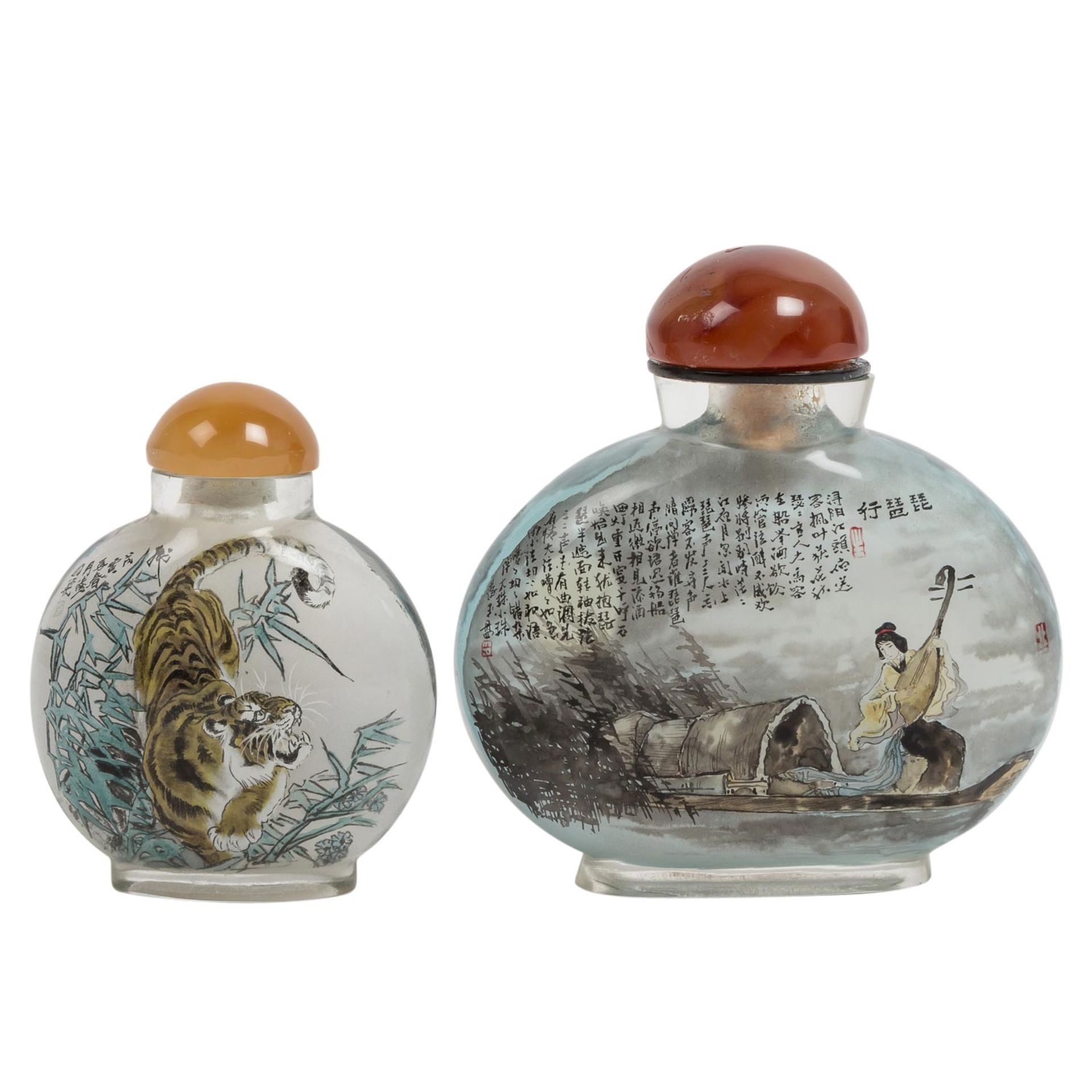 2 Snuffbottles. CHINA, 20. Jh., - Image 3 of 6