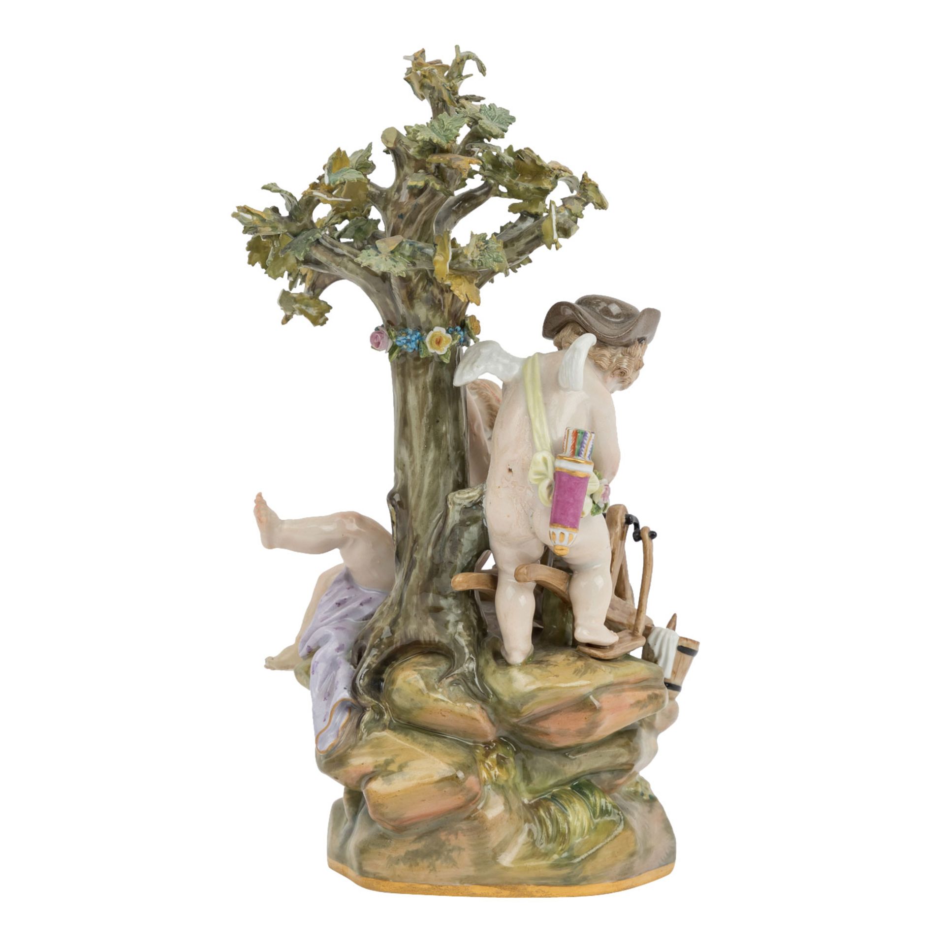 MEISSEN 'Amor beim Schleifen seiner Liebespfeile', 2. Wahl, 1860-1924. - Image 4 of 9