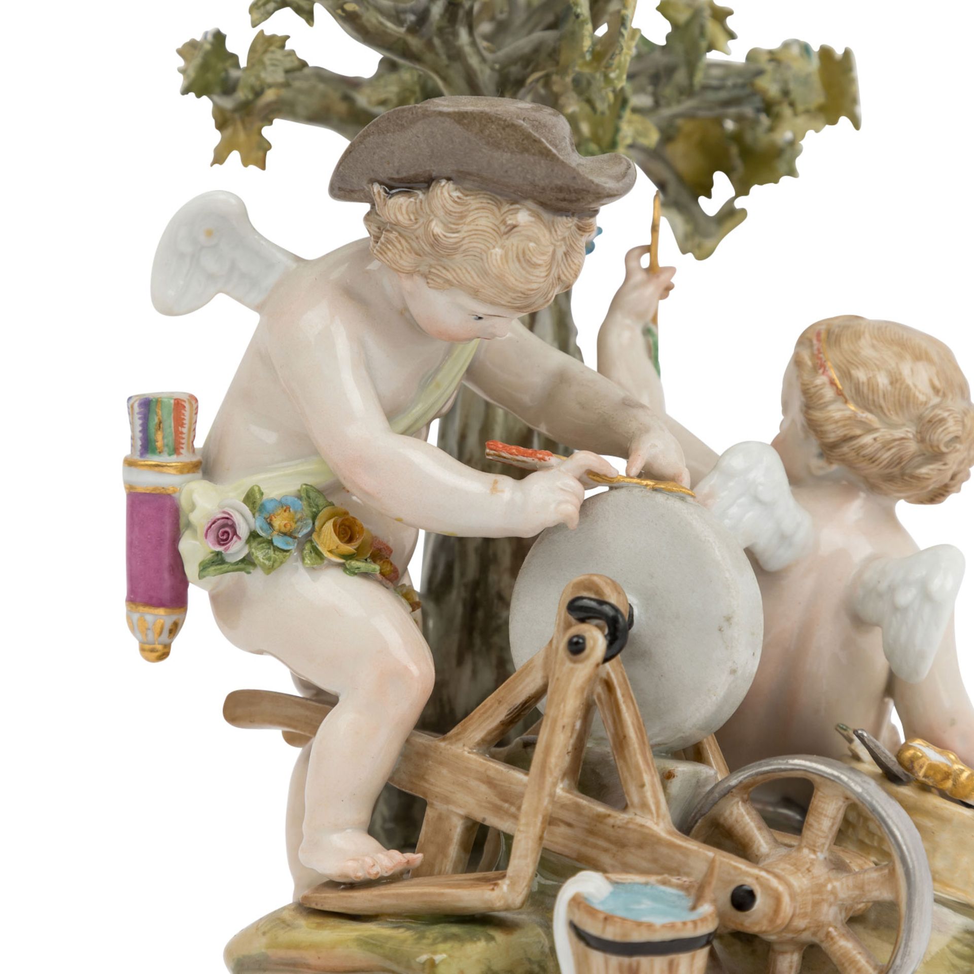 MEISSEN 'Amor beim Schleifen seiner Liebespfeile', 2. Wahl, 1860-1924. - Image 5 of 9