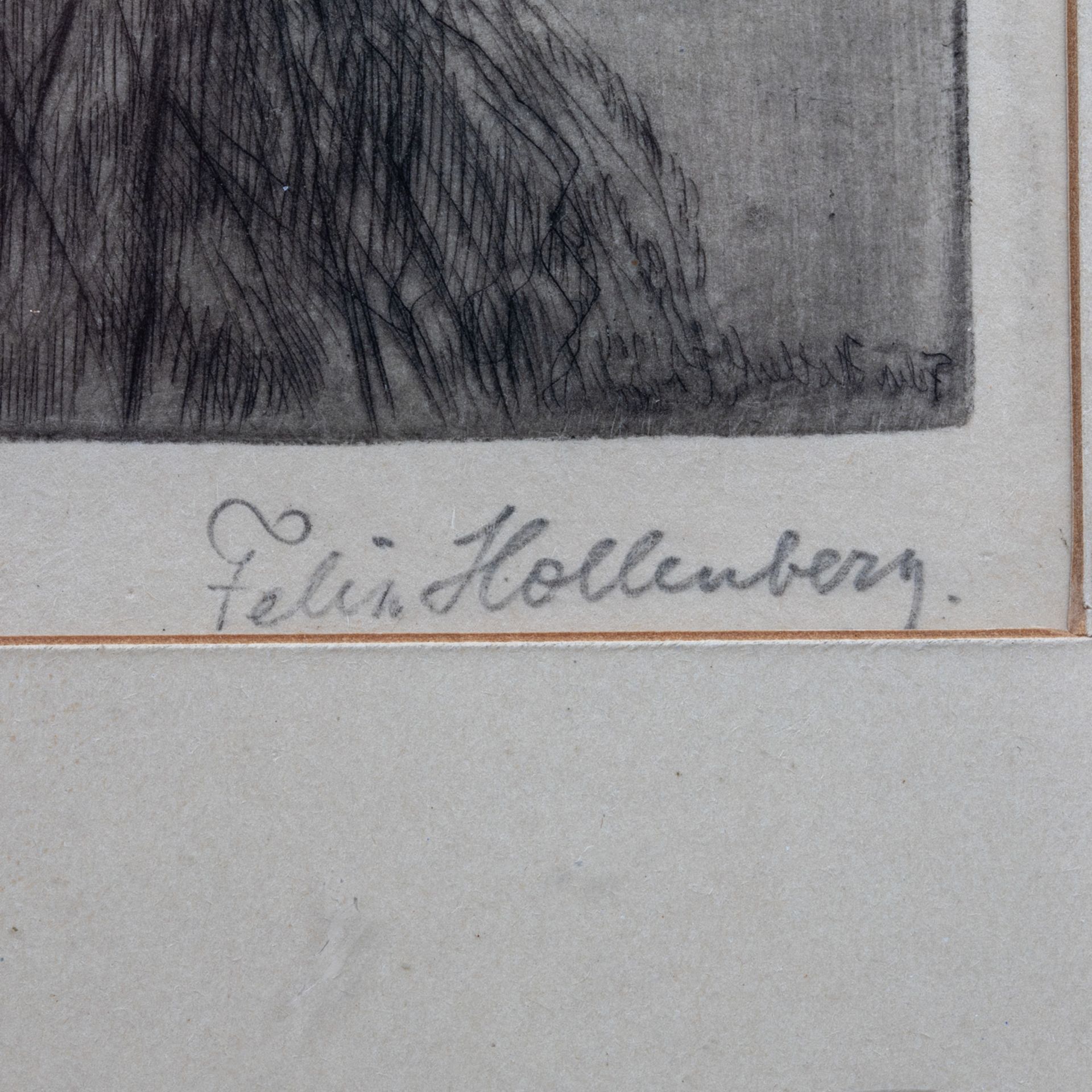 HOLLENBERG, FELIX (1868-1945), 5 Graphiken: Landschaft und Ex Libris, - Image 13 of 17