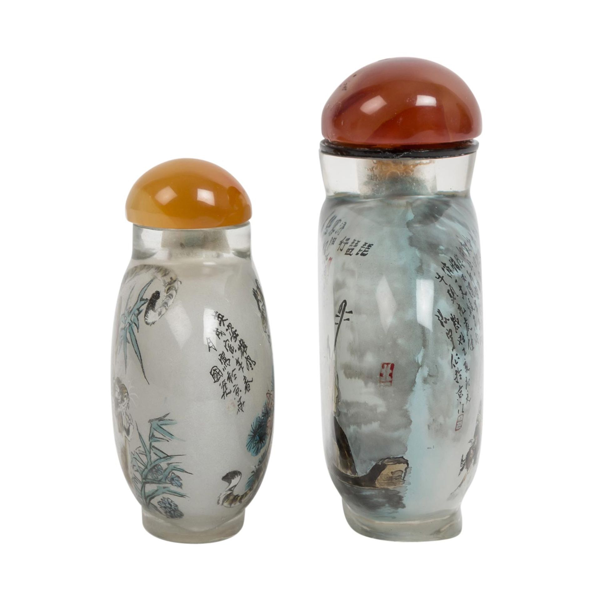 2 Snuffbottles. CHINA, 20. Jh., - Image 4 of 6