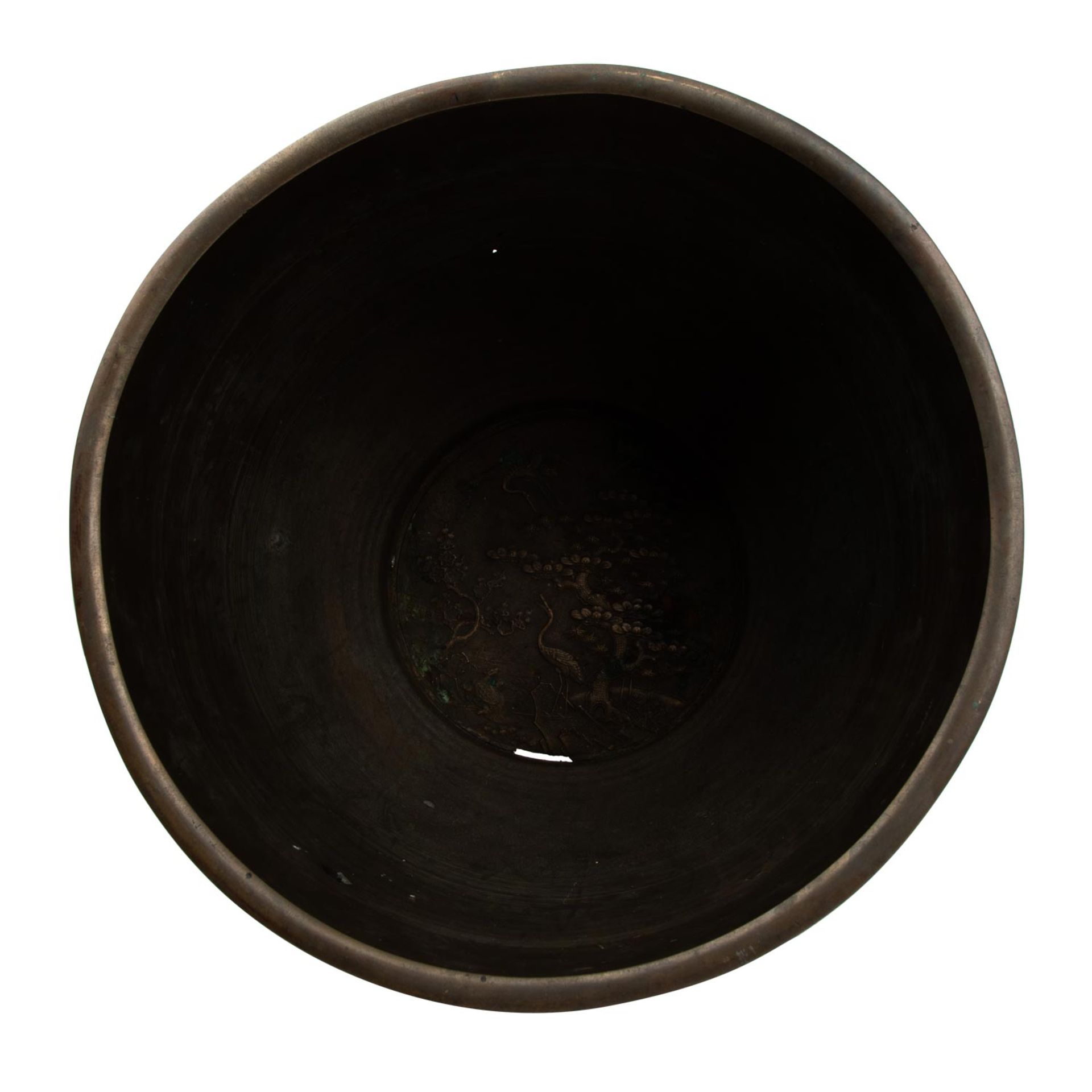 Cachepot aus Bronze. JAPAN, Meiji-Periode (1868-1912), - Bild 13 aus 13