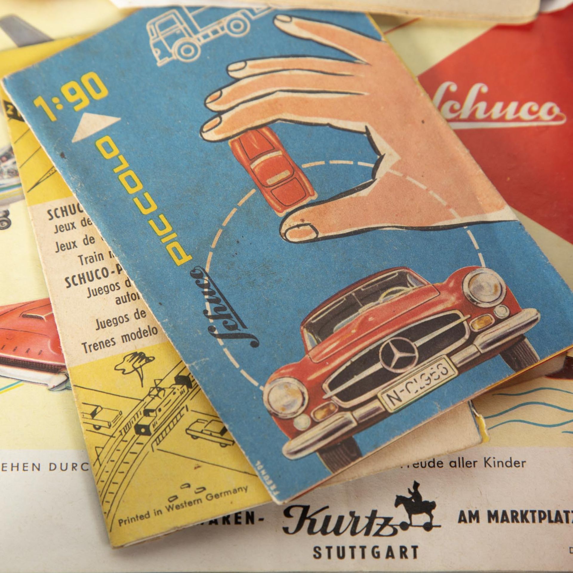 SCHUCO Konvolut aus Varianto Verkehrsspiel und Zubehör, 1950er /60er Jahre, - Bild 7 aus 9