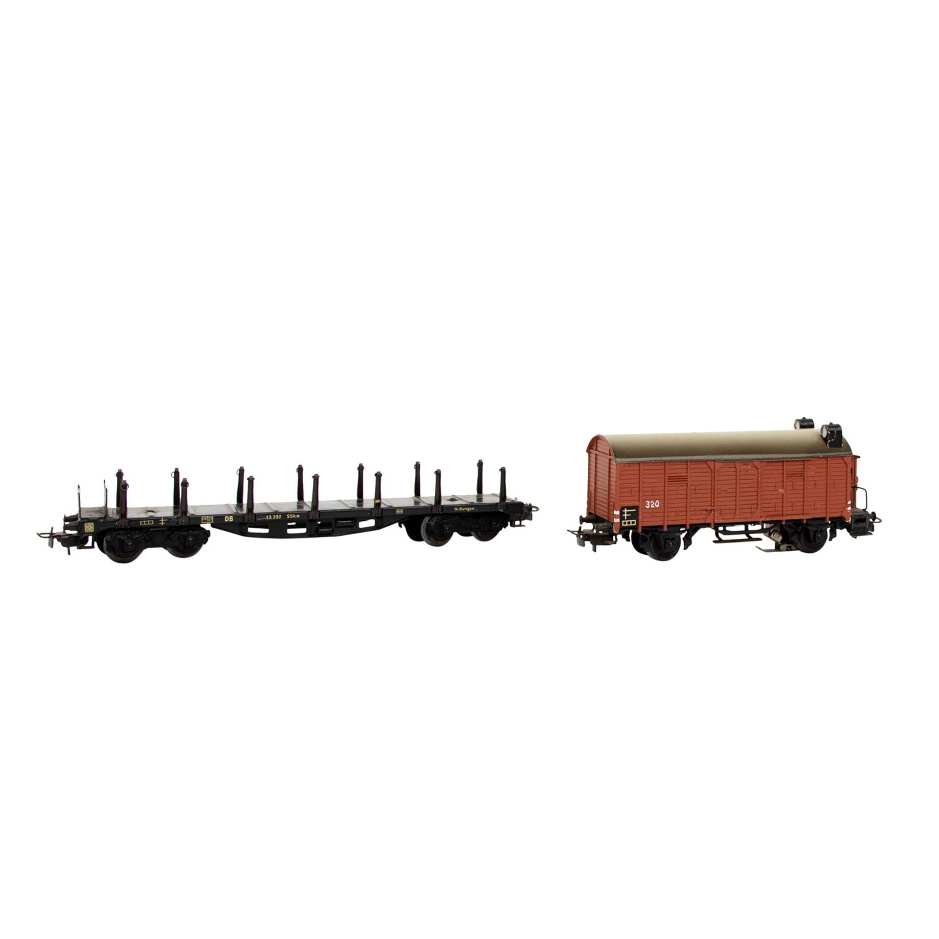 MÄRKLIN/EHEIM Konvolut aus zwei Lokomotiven, 6 Güterwagen und 1 Starter-Set, Spur H0, - Image 10 of 16